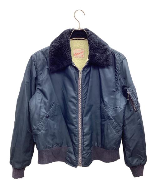 OUTERWEAR（アウターウェア）Outerwear (アウターウェア) B-15D型 ボンバージャケット 50s ネイビー サイズ:ーの古着・服飾アイテム