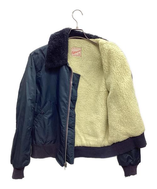 OUTERWEAR（アウターウェア）Outerwear (アウターウェア) B-15D型 ボンバージャケット 50s ネイビー サイズ:ーの古着・服飾アイテム