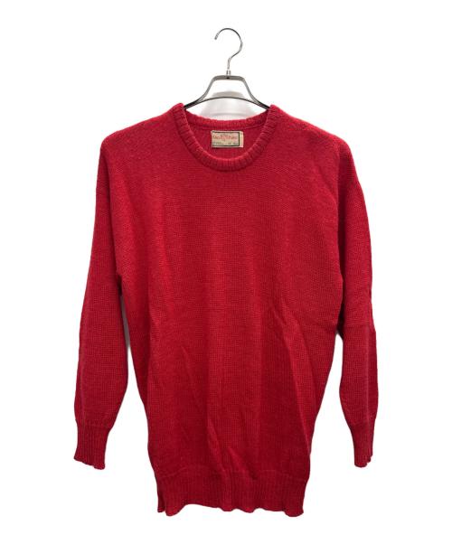 ALAN PAINE（アランペイン）ALAN PAINE (アランペイン) アルパカニット レッド サイズ:44の古着・服飾アイテム