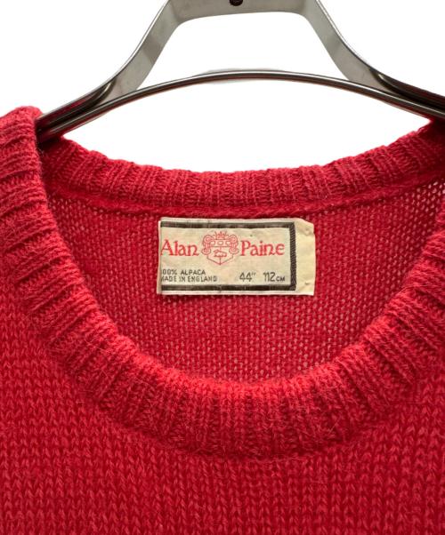 ALAN PAINE（アランペイン）ALAN PAINE (アランペイン) アルパカニット レッド サイズ:44の古着・服飾アイテム