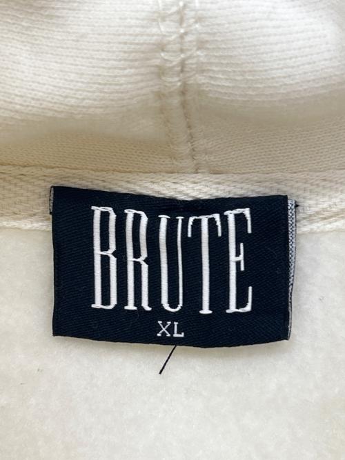 BRUTE（ブルート）BRUTE (ブルート) プルオーバーパーカー  アイボリー サイズ:XLの古着・服飾アイテム