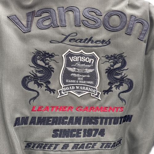 VANSON（バンソン）VANSON (バンソン) メッシュMA-1ジャケット カーキ サイズ:M 未使用品の古着・服飾アイテム