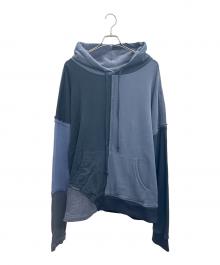 GREG LAUREN（グレッグローレン）の古着「ドッキングパーカー」｜ネイビー