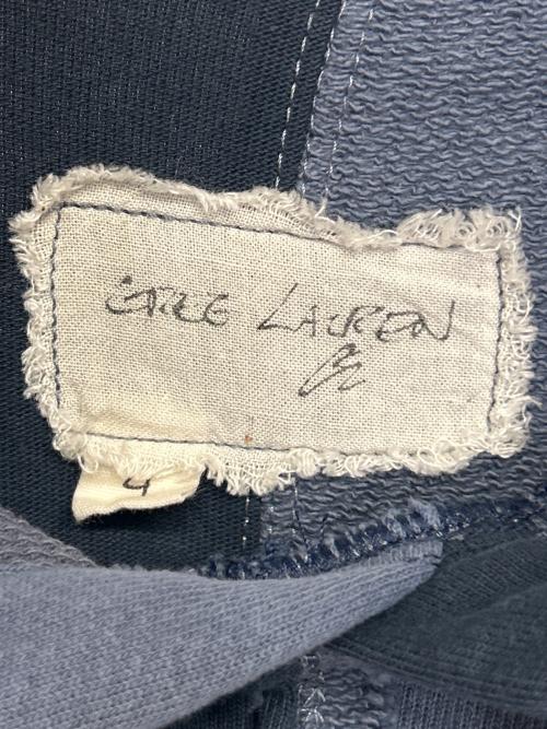 GREG LAUREN（グレッグローレン）GREG LAUREN (グレッグローレン) ドッキングパーカー ネイビー サイズ:4の古着・服飾アイテム