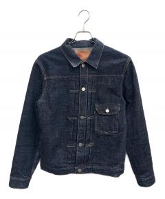 中古・古着通販】LEE (リー) カバーオール ブルー×ブラウン サイズ:36