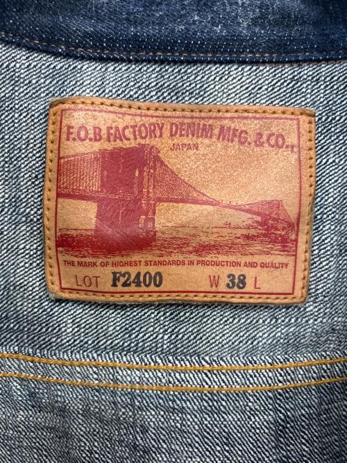 F.O.B FACTORY（エフオービー ファクトリー）F.O.B FACTORY (エフオービー ファクトリー) デニムジャケット インディゴ サイズ:38の古着・服飾アイテム