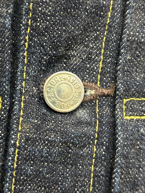 F.O.B FACTORY（エフオービー ファクトリー）F.O.B FACTORY (エフオービー ファクトリー) デニムジャケット インディゴ サイズ:38の古着・服飾アイテム