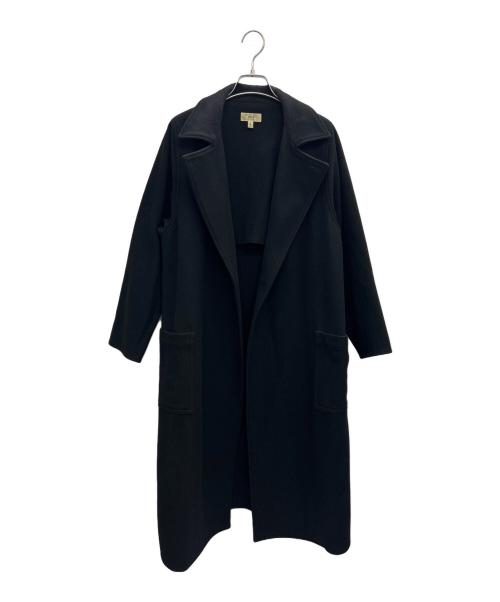 HYKE（ハイク）HYKE (ハイク) ウールリバーコート ブラック サイズ:1の古着・服飾アイテム