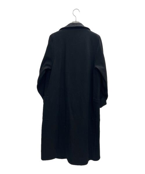 HYKE（ハイク）HYKE (ハイク) ウールリバーコート ブラック サイズ:1の古着・服飾アイテム