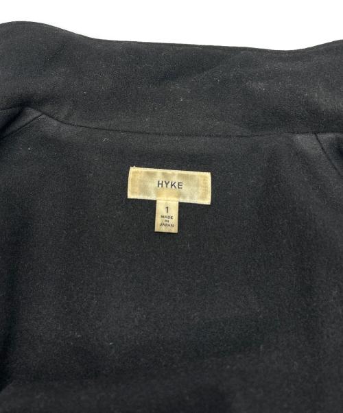 HYKE（ハイク）HYKE (ハイク) ウールリバーコート ブラック サイズ:1の古着・服飾アイテム