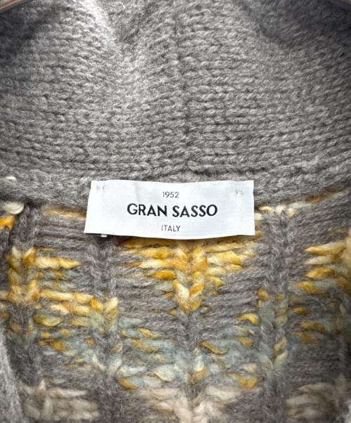 GRAN SASSO（グランサッソ）GRAN SASSO (グランサッソ) ニットカーディガン グレー サイズ:48の古着・服飾アイテム