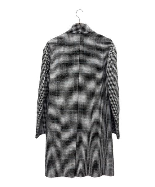 MARKAWARE（マーカウェア）MARKAWARE (マーカウェア) MINIMALIST COAT SHETLAND WOOL GUNCLUB CHECK グレー サイズ:2の古着・服飾アイテム