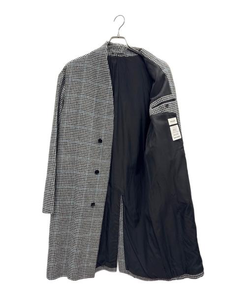 MARKAWARE（マーカウェア）MARKAWARE (マーカウェア) MINIMALIST COAT SHETLAND WOOL GUNCLUB CHECK グレー サイズ:2の古着・服飾アイテム