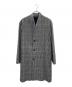 MARKAWARE（マーカウェア）の古着「MINIMALIST COAT SHETLAND WOOL GUNCLUB CHECK」｜グレー