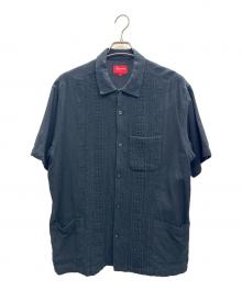 SUPREME（シュプリーム）の古着「Embroidered S/S Shirt」｜ブラック