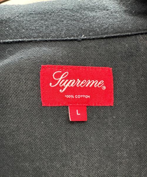 SUPREME（シュプリーム）SUPREME (シュプリーム) Embroidered S/S Shirt ブラック サイズ:Lの古着・服飾アイテム