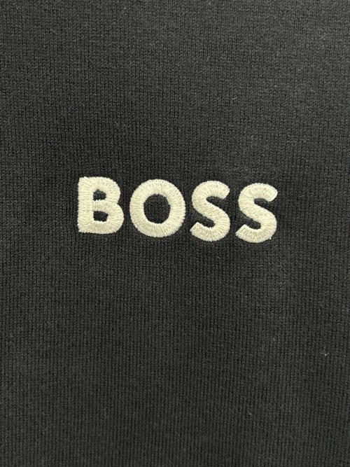 BOSS（ボス）BOSS (ボス) 薄手ニット ブラック×ブルー サイズ:Lの古着・服飾アイテム