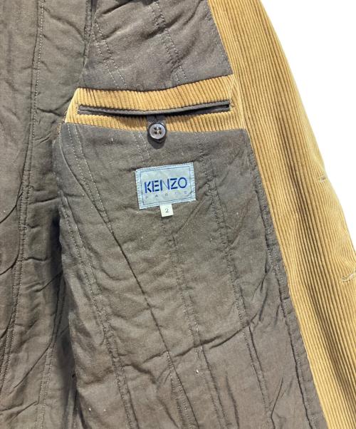 KENZO PARIS（ケンゾー・パリ）KENZO paris (ケンゾー・パリ) コーデュロイ テーラードジャケット ブラウン サイズ:2の古着・服飾アイテム