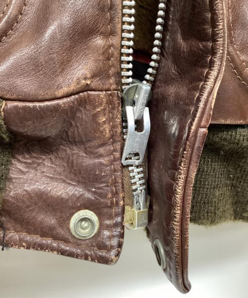 Schott（ショット）Schott (ショット) A2 フライトジャケット ブラウン サイズ:36の古着・服飾アイテム