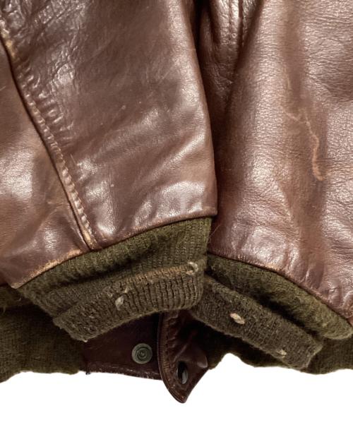 Schott（ショット）Schott (ショット) A2 フライトジャケット ブラウン サイズ:36の古着・服飾アイテム