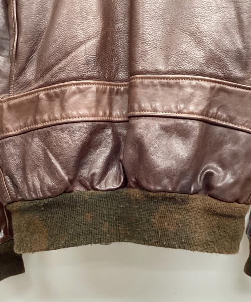 Schott（ショット）Schott (ショット) A2 フライトジャケット ブラウン サイズ:36の古着・服飾アイテム