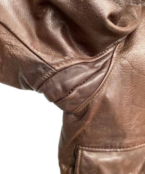 Schott（ショット）Schott (ショット) A2 フライトジャケット ブラウン サイズ:36の古着・服飾アイテム