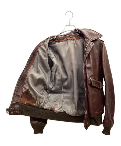 Schott（ショット）Schott (ショット) A2 フライトジャケット ブラウン サイズ:36の古着・服飾アイテム