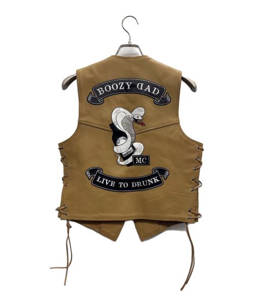 HEAVY（ヘビー）HEAVY (ヘビー) レザーベスト ベージュ サイズ:36の古着・服飾アイテム