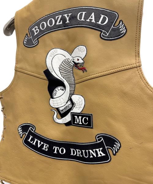 HEAVY（ヘビー）HEAVY (ヘビー) レザーベスト ベージュ サイズ:36の古着・服飾アイテム