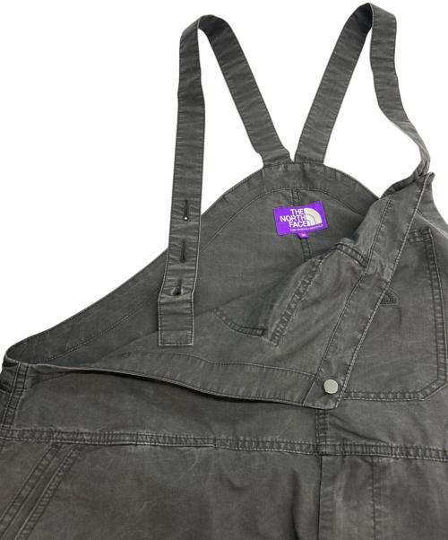 THE NORTHFACE PURPLELABEL（ザ・ノースフェイス パープルレーベル）THE NORTHFACE PURPLELABEL (ザ・ノースフェイス パープルレーベル) オーバーオール Indigo Mountain Wind Overalls ブラック サイズ:36の古着・服飾アイテム