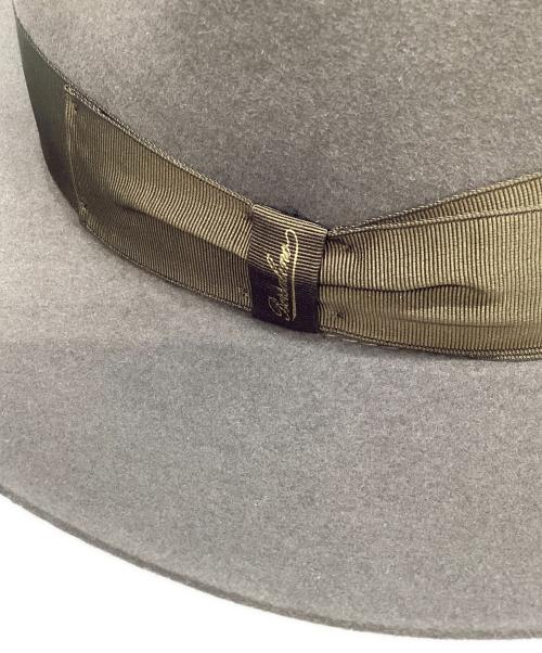 BORSALINO（ボルサリーノ）BORSALINO (ボルサリーノ) アレクサンダー 中折れ帽 チャコールグレー サイズ:59の古着・服飾アイテム