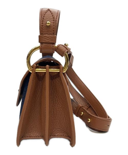 COCCINELLE（コチネレ）COCCINELLE (コチネレ) 2WAYバッグ C-Me 未使用品 ブラウン×ブルー 未使用品の古着・服飾アイテム