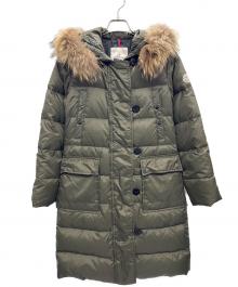MONCLER（モンクレール）の古着「ダウンコート」｜カーキ