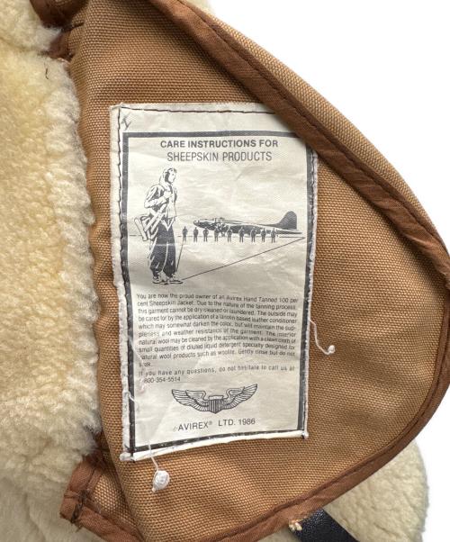 AVIREX（アヴィレックス）AVIREX (アヴィレックス) B-3ジャケット ブラウン サイズ:34の古着・服飾アイテム