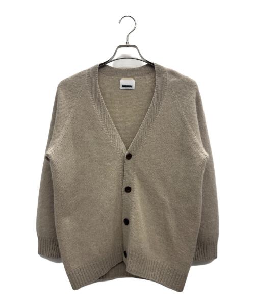 cucumu（ククム）cucumu (ククム) モヘアカーディガン ベージュ サイズ:Mの古着・服飾アイテム