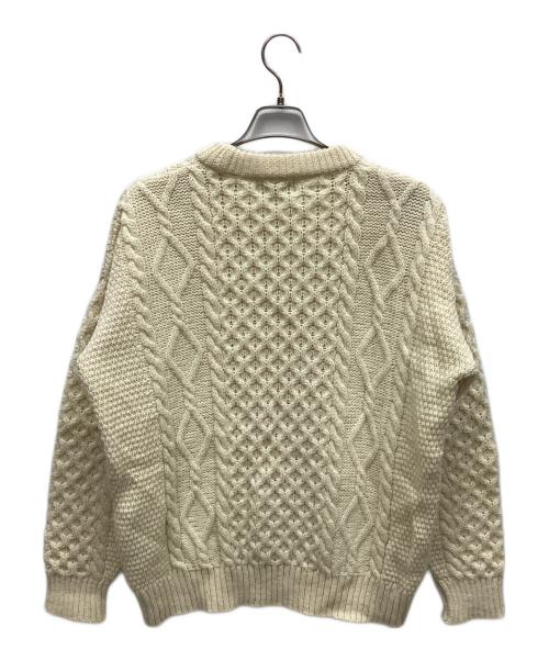 oldderby Knitwear（オールドダービーニットウェア）oldderby Knitwear (オールドダービーニットウェア) 厚手ニット ベージュ サイズ:Lの古着・服飾アイテム