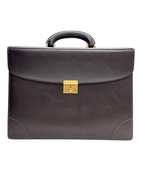 Valextra（ヴァレクストラ）Valextra (ヴァレクストラ) ブリーフケース ブラウンの古着・服飾アイテム