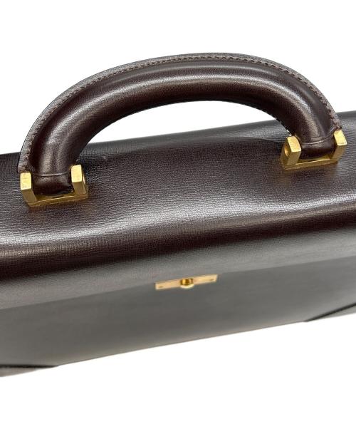 Valextra（ヴァレクストラ）Valextra (ヴァレクストラ) ブリーフケース ブラウンの古着・服飾アイテム