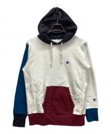 Champion（チャンピオン）の古着「パーカー」｜ホワイト