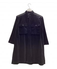 Y's 長袖ベロアワンピース