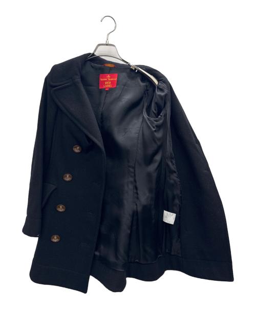 Vivienne Westwood RED LABEL（ヴィヴィアンウエストウッドレッドレーベル）Vivienne Westwood RED LABEL (ヴィヴィアンウエストウッドレッドレーベル) Pコート ブラック サイズ:1の古着・服飾アイテム