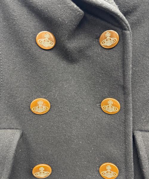 Vivienne Westwood RED LABEL（ヴィヴィアンウエストウッドレッドレーベル）Vivienne Westwood RED LABEL (ヴィヴィアンウエストウッドレッドレーベル) Pコート ブラック サイズ:1の古着・服飾アイテム