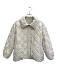 TAION×UNFILO（タイオン×アンフィーロ）の古着「リバーシブルダウンジャケット」｜アイボリー