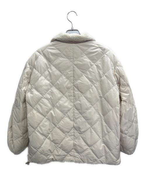TAION（タイオン）TAION (タイオン) UNFILO (アンフィーロ) リバーシブルダウンジャケット アイボリー サイズ:Sの古着・服飾アイテム