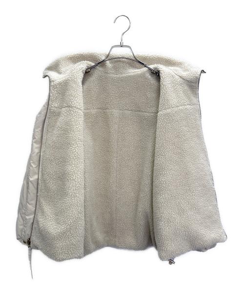 TAION（タイオン）TAION (タイオン) UNFILO (アンフィーロ) リバーシブルダウンジャケット アイボリー サイズ:Sの古着・服飾アイテム