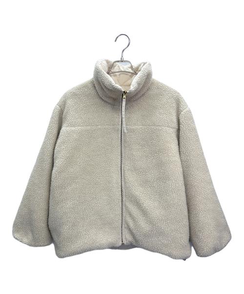 TAION（タイオン）TAION (タイオン) UNFILO (アンフィーロ) リバーシブルダウンジャケット アイボリー サイズ:Sの古着・服飾アイテム