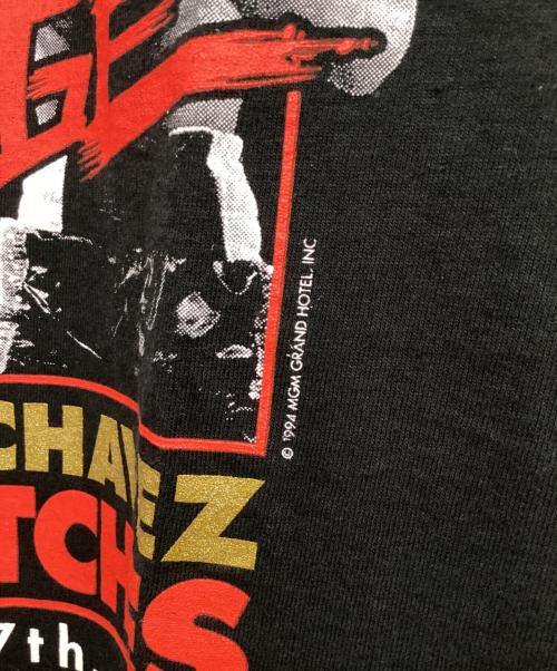 VINTAGE（ヴィンテージ）VINTAGE (ヴィンテージ) MGM GRAND Frankie Randall vs Julio Cesar Chavez ブラック サイズ:Mの古着・服飾アイテム