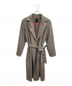 PIACENZA×DAMA collectionピアチェンツァ×ダーマコレクション）の古着「カシミヤラップコート」｜ベージュ