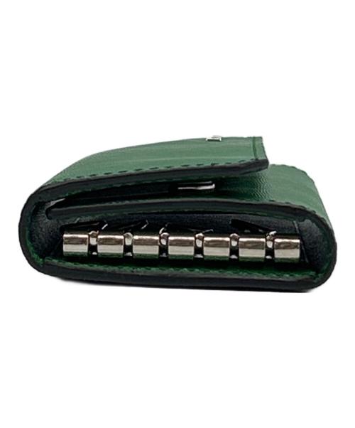 PRADA（プラダ）PRADA (プラダ) 6連キーケース SAFFIANO CORNER VERDE(グリーン)の古着・服飾アイテム