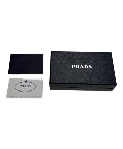 PRADA（プラダ）PRADA (プラダ) 6連キーケース SAFFIANO CORNER VERDE(グリーン)の古着・服飾アイテム